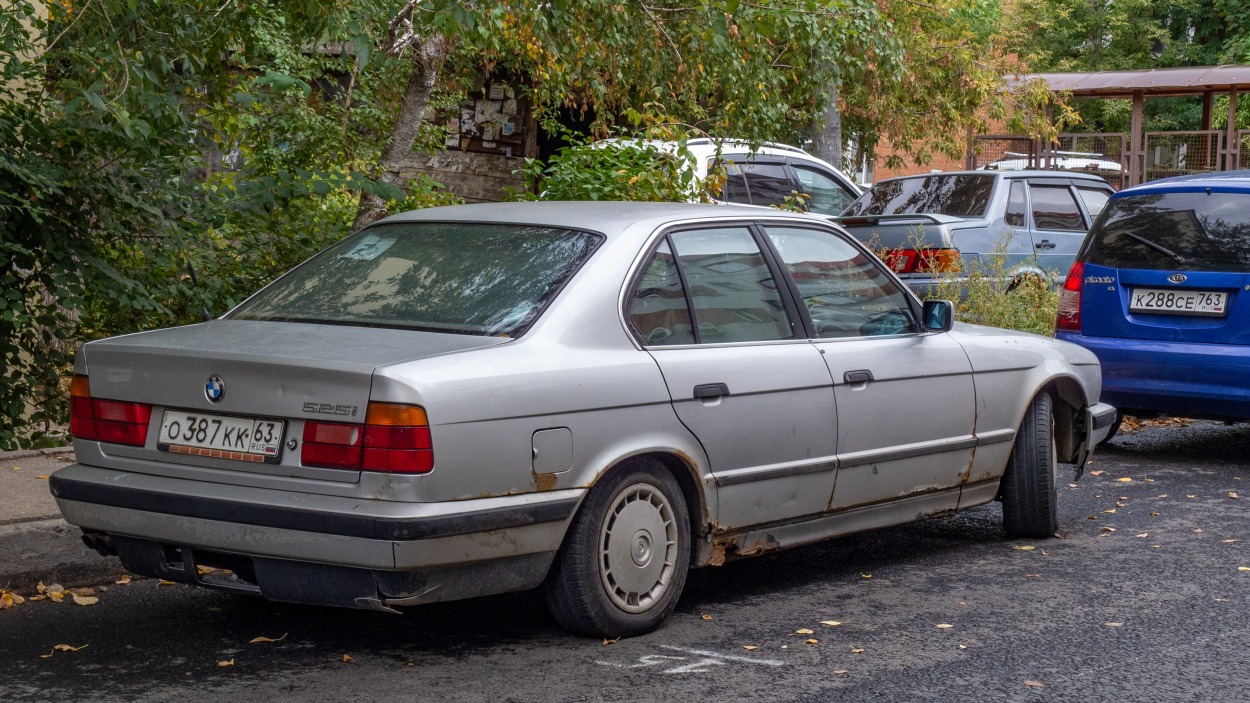 Самарская область, № О 387 КК 63 — BMW 5 Series (E34) '87-96