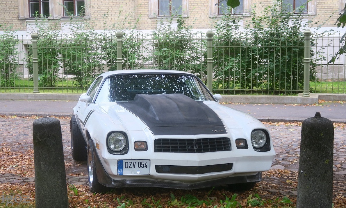 Литва, № DZV 054 — Chevrolet Camaro (2G) '70-81