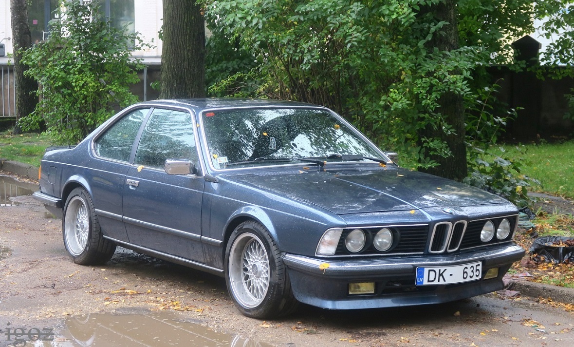 Латвия, № DK-635 — BMW 6 Series (E24) '76-89