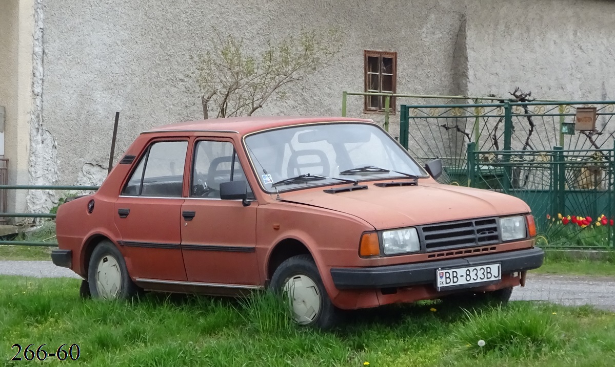 Словакия, № BB-833BJ — Škoda 105/120/125 '76-90