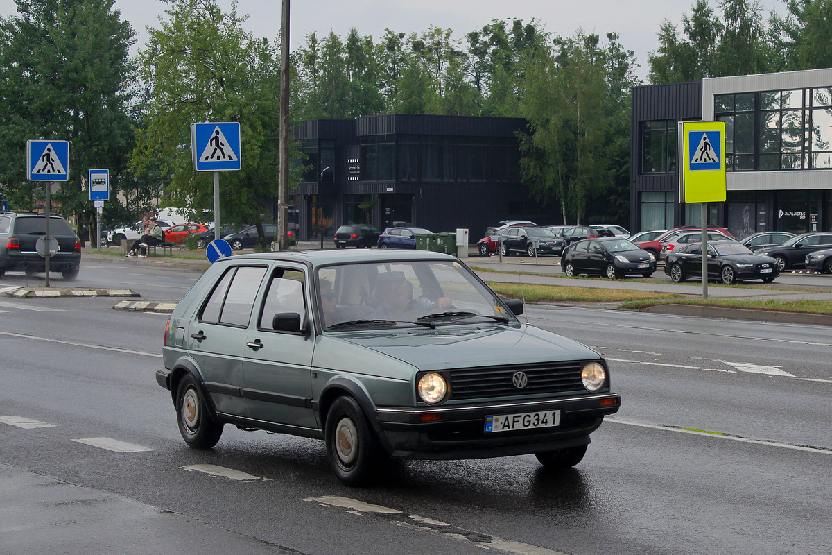 Литва, № AFG 341 — Volkswagen Golf (Typ 19) '83-92