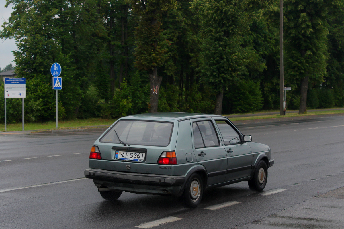 Литва, № AFG 341 — Volkswagen Golf (Typ 19) '83-92