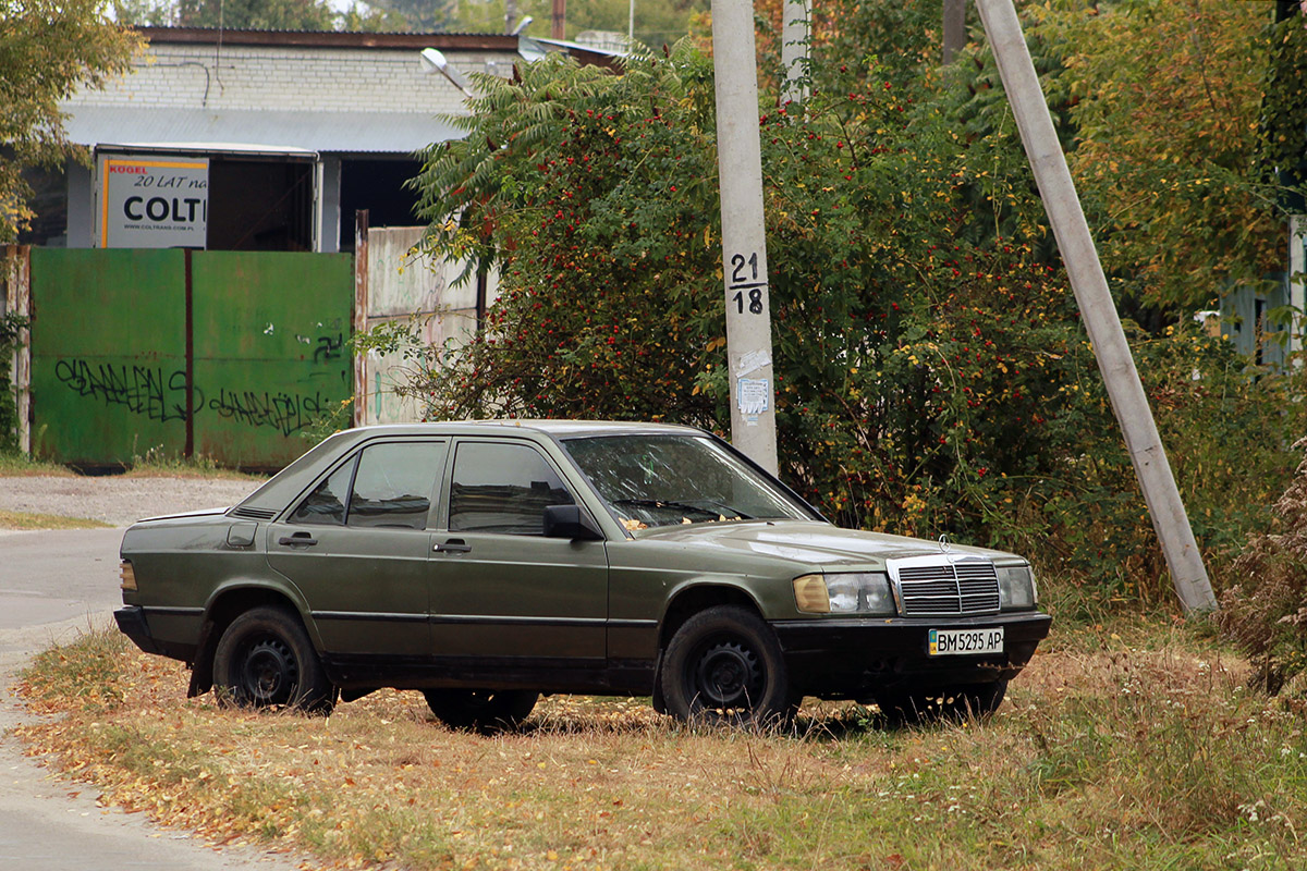 Сумская область, № ВМ 5295 АР — Mercedes-Benz (W201) '82-93