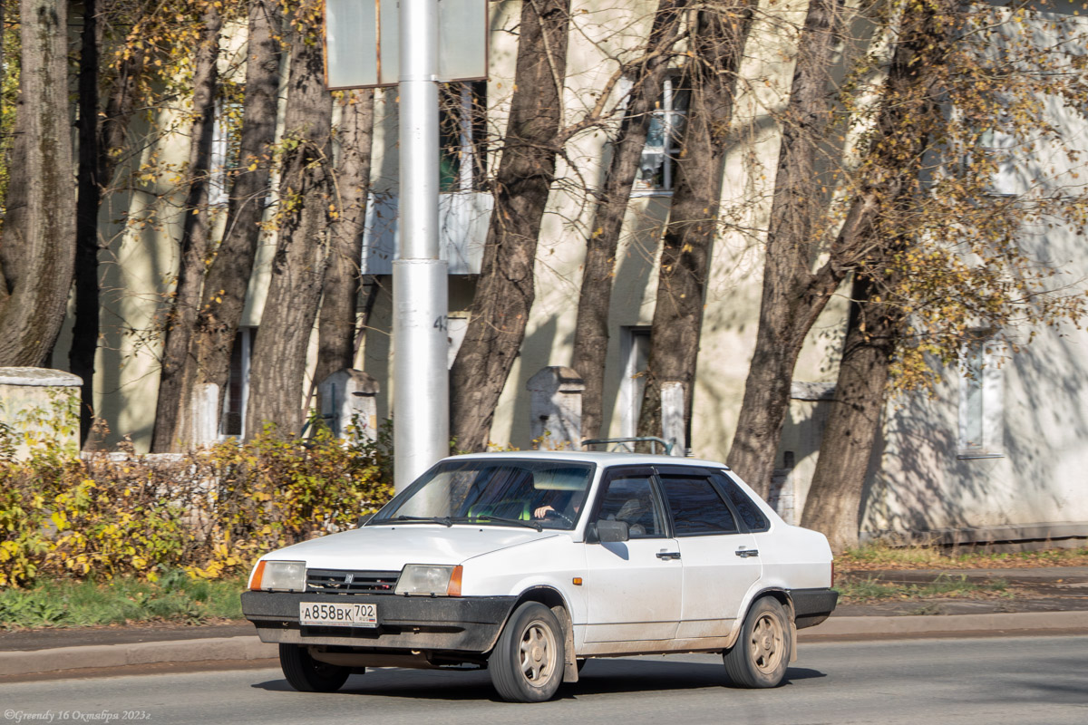 Башкортостан, № А 858 ВК 702 — ВАЗ-21099 '90-04