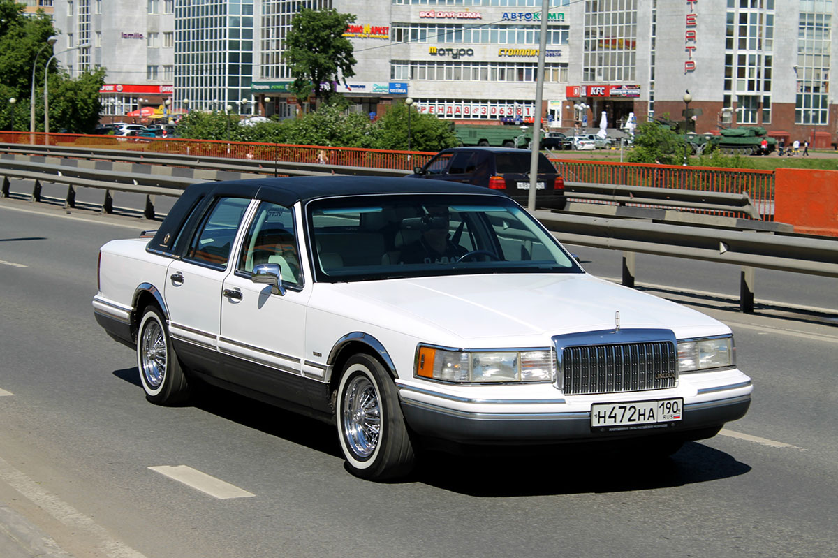 Московская область, № Н 472 НА 190 — Lincoln Town Car (2G) '90-97