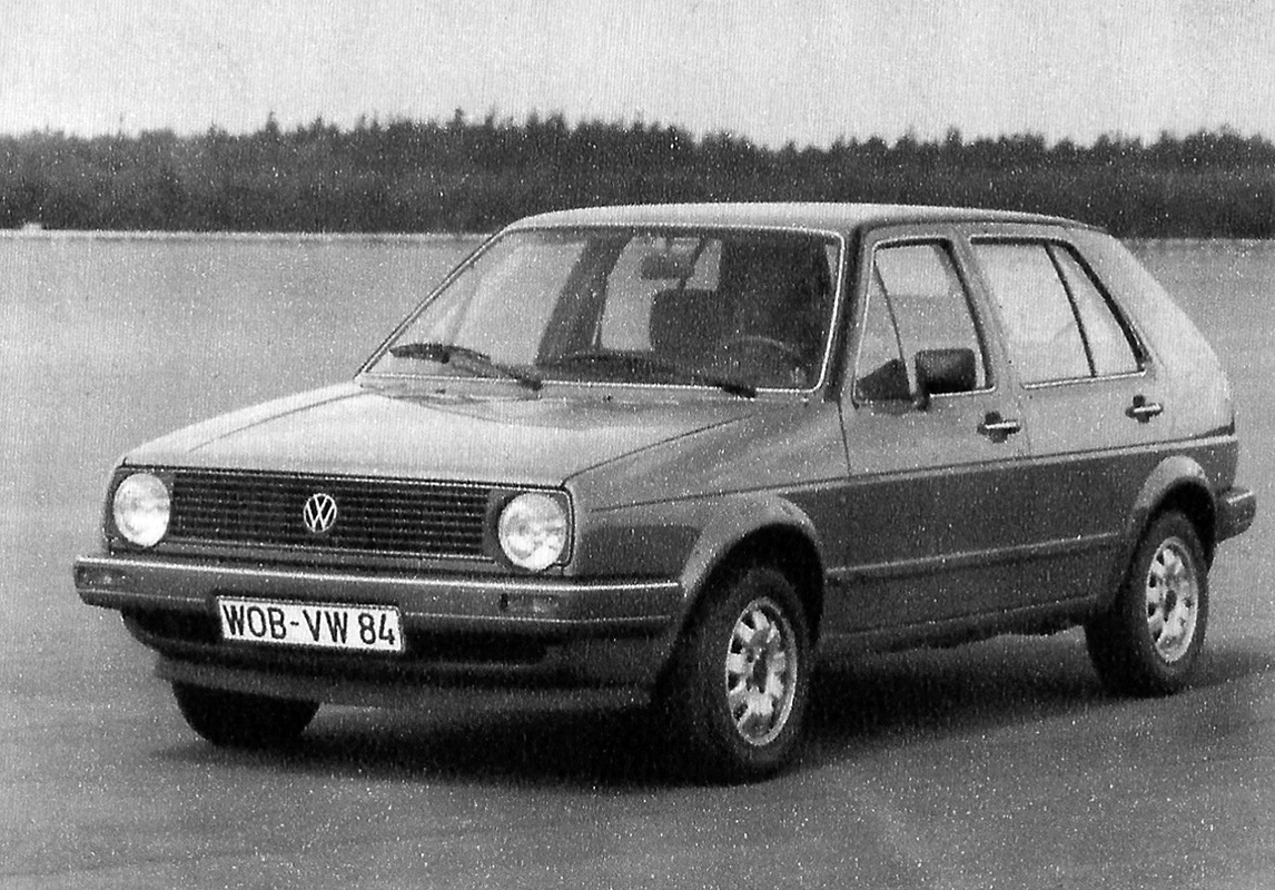 Германия, № WOB-VW 84 — Volkswagen Golf (Typ 19) '83-92; Германия — Старые фотографии