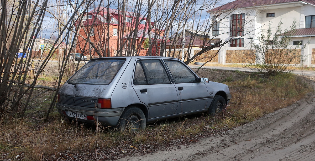 Ямало-Ненецкий автоном.округ, № А 721 АХ 89 — Peugeot 205 '83-98