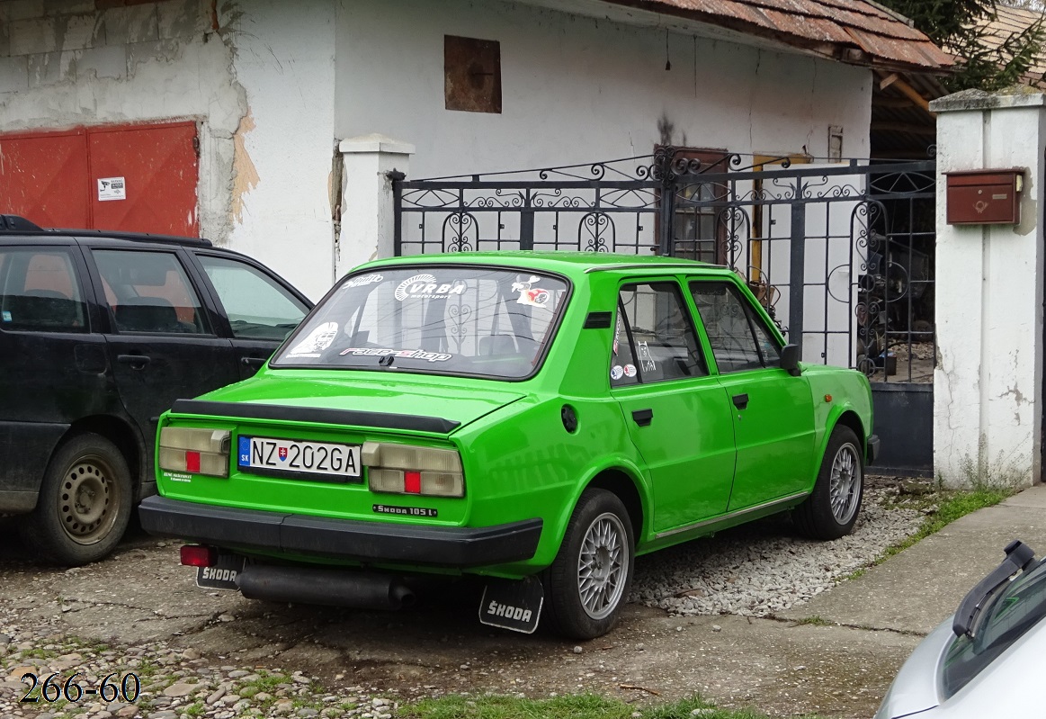 Словакия, № NZ-202GA — Škoda 105/120/125 '76-90