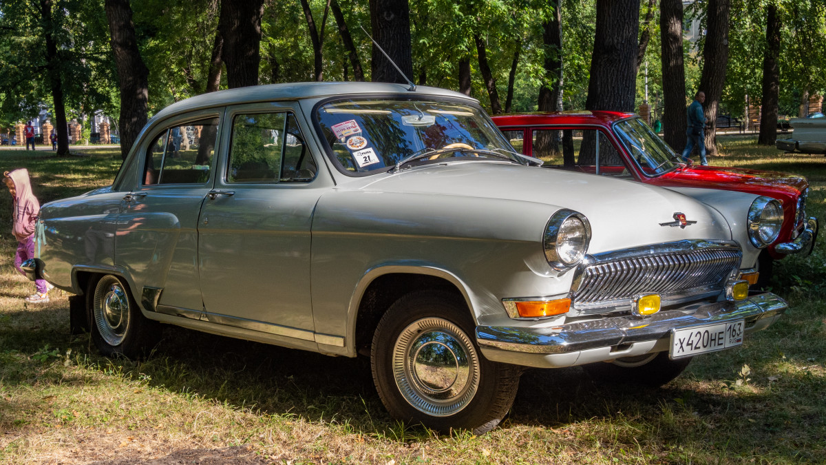 Самарская область, № Х 420 НЕ 163 — ГАЗ-21Р Волга '65-70; Самарская область — Выставка ретро-автомобилей 3 сентября 2022 г.