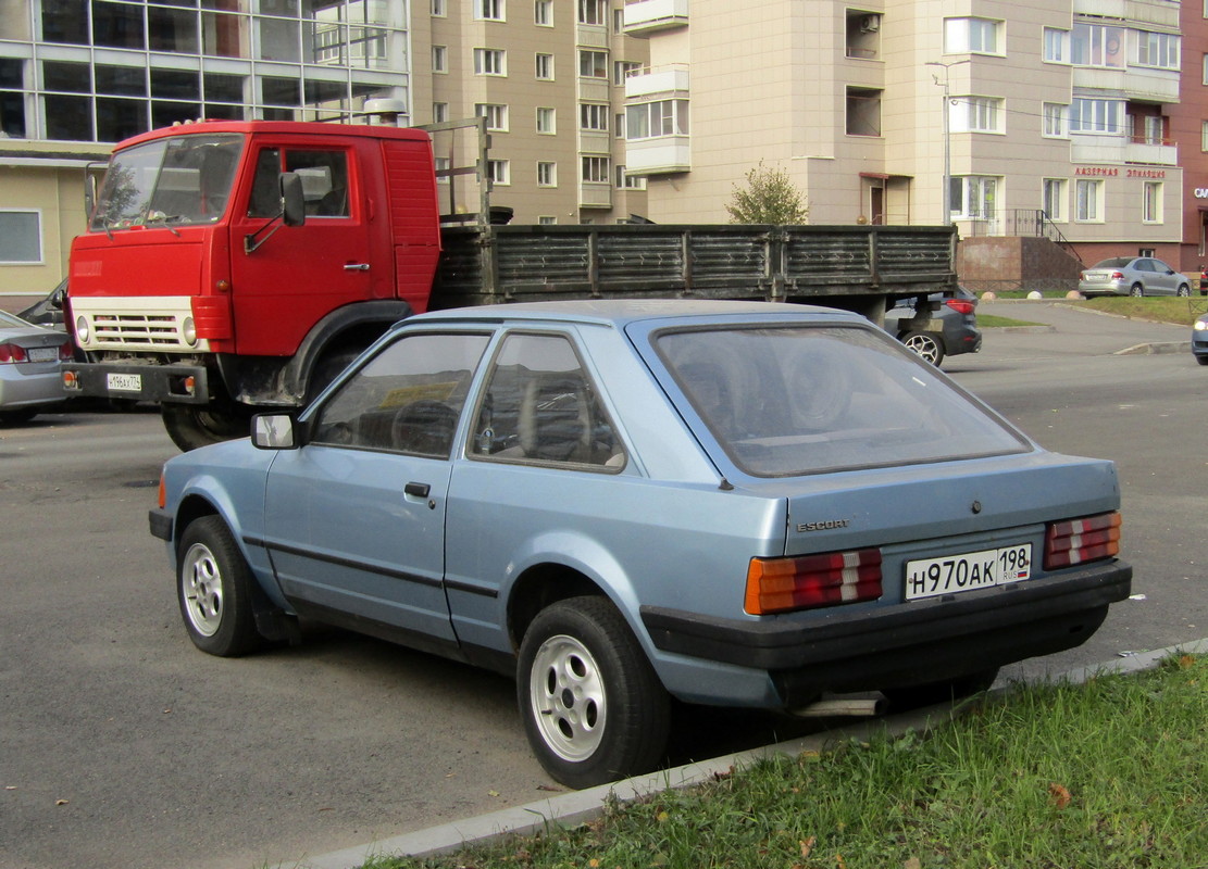 Санкт-Петербург, № Н 970 АК 198 — Ford Escort MkIII '80-86
