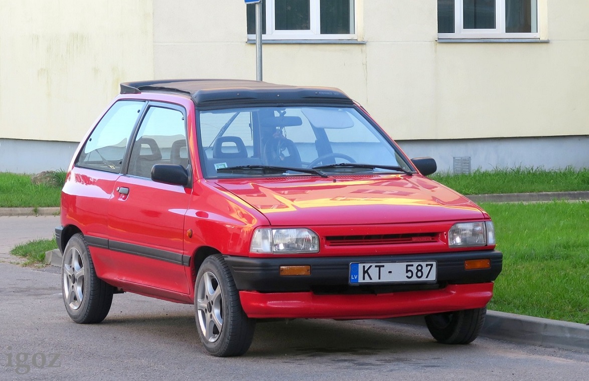 Латвия, № KT-587 — Mazda (Общая модель)