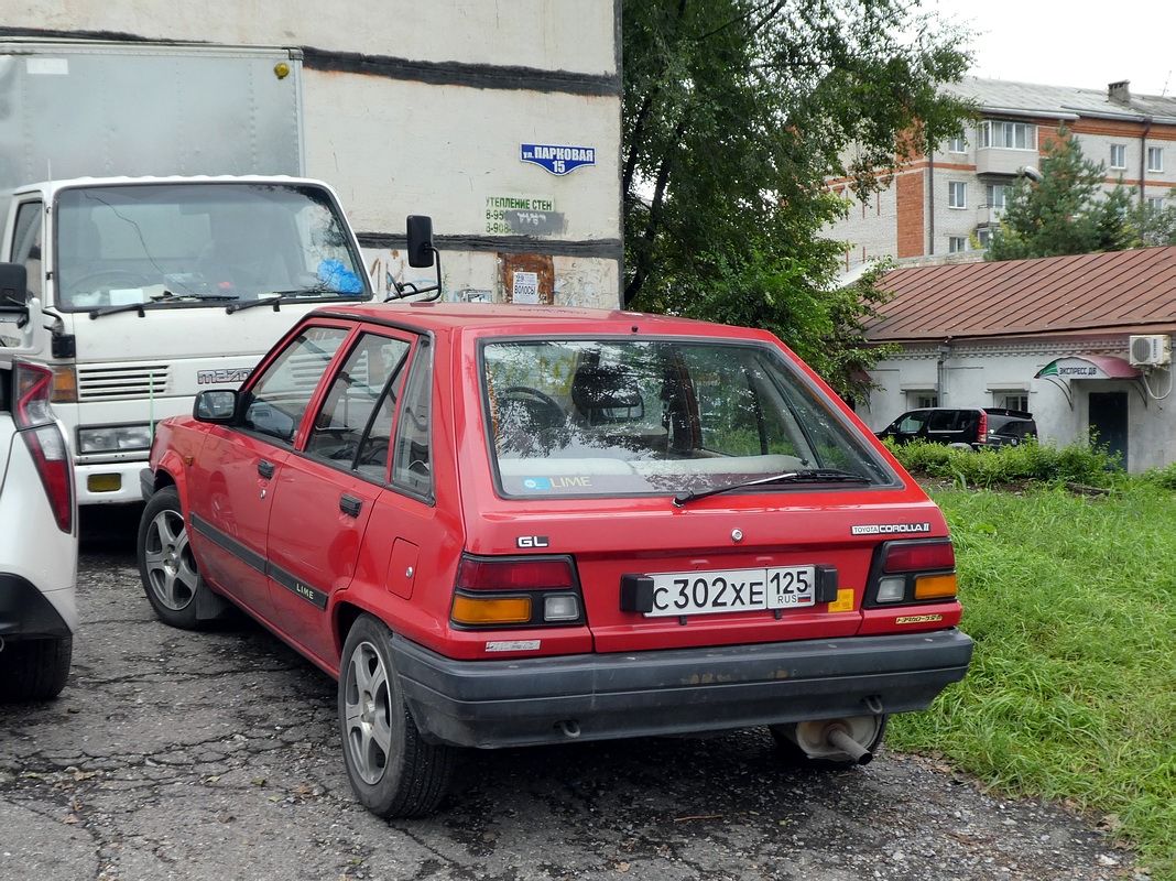 Приморский край, № С 302 ХЕ 125 — Toyota Tercel (L20) '82-86