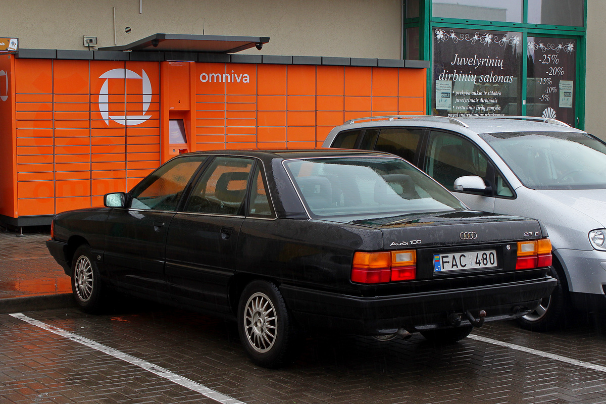 Литва, № FAC 480 — Audi 100 (C3) '82-91