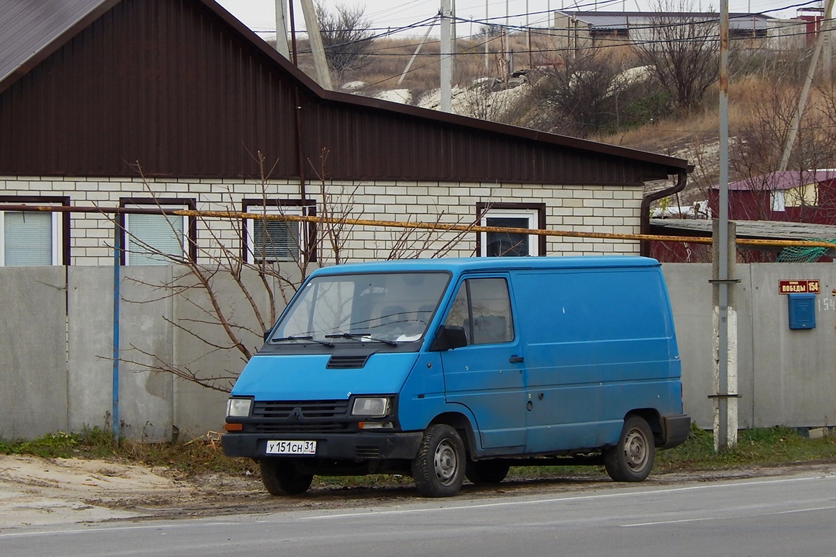 Белгородская область, № У 151 СН 31 — Renault Trafic (1G) Restyle '89-01