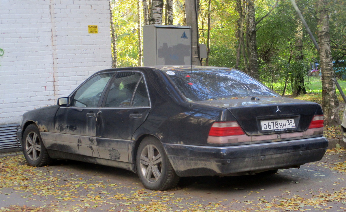 Калининградская область, № О 678 НН 39 — Mercedes-Benz (W140) '91-98