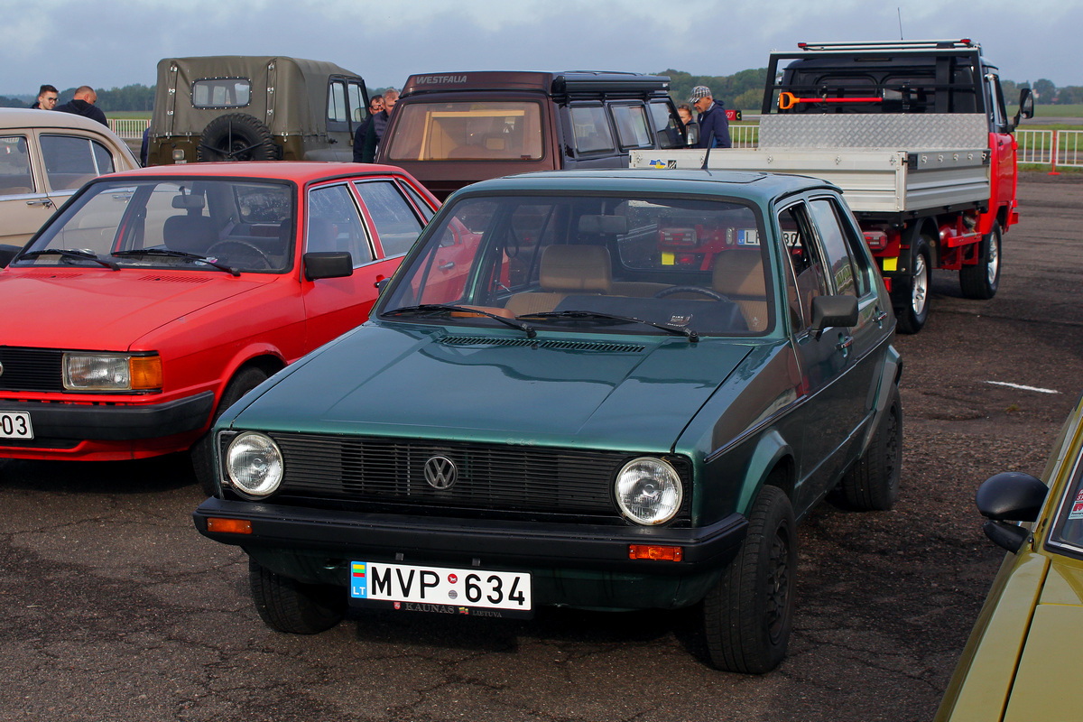 Литва, № MVP 634 — Volkswagen Golf (Typ 17) '74-88; Литва — Retro mugė 2023 ruduo