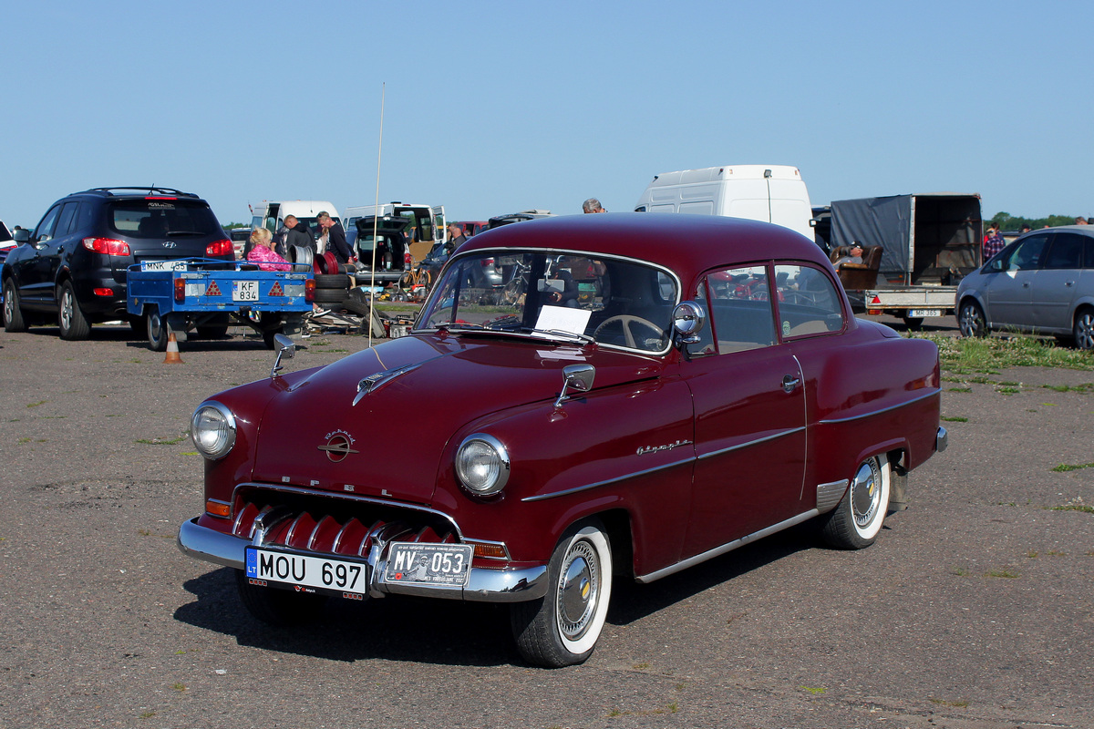 Литва, № MOU 697 — Opel Olympia Rekord '53-57; Литва — Retro mugė 2023