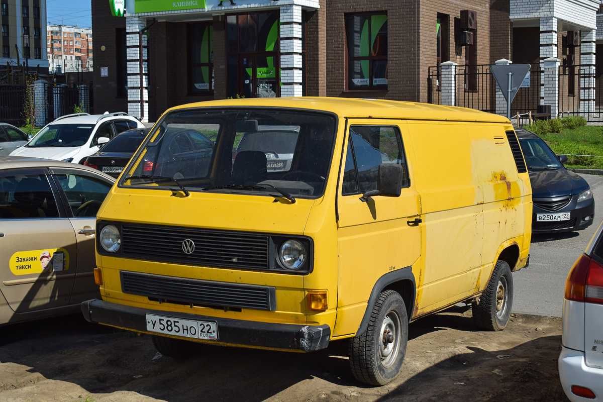 Алтайский край, № У 585 НО 22 — Volkswagen Typ 2 (Т3) '79-92