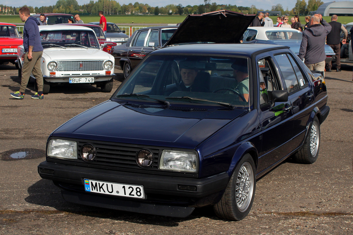 Литва, № MKU 128 — Volkswagen Jetta Mk2 (Typ 16) '84-92; Литва — Retro mugė 2023 ruduo