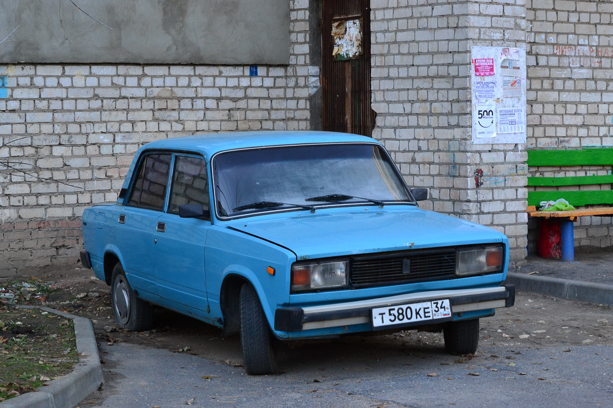 Волгоградская область, № Т 580 КЕ 34 — ВАЗ-2105 '80-88