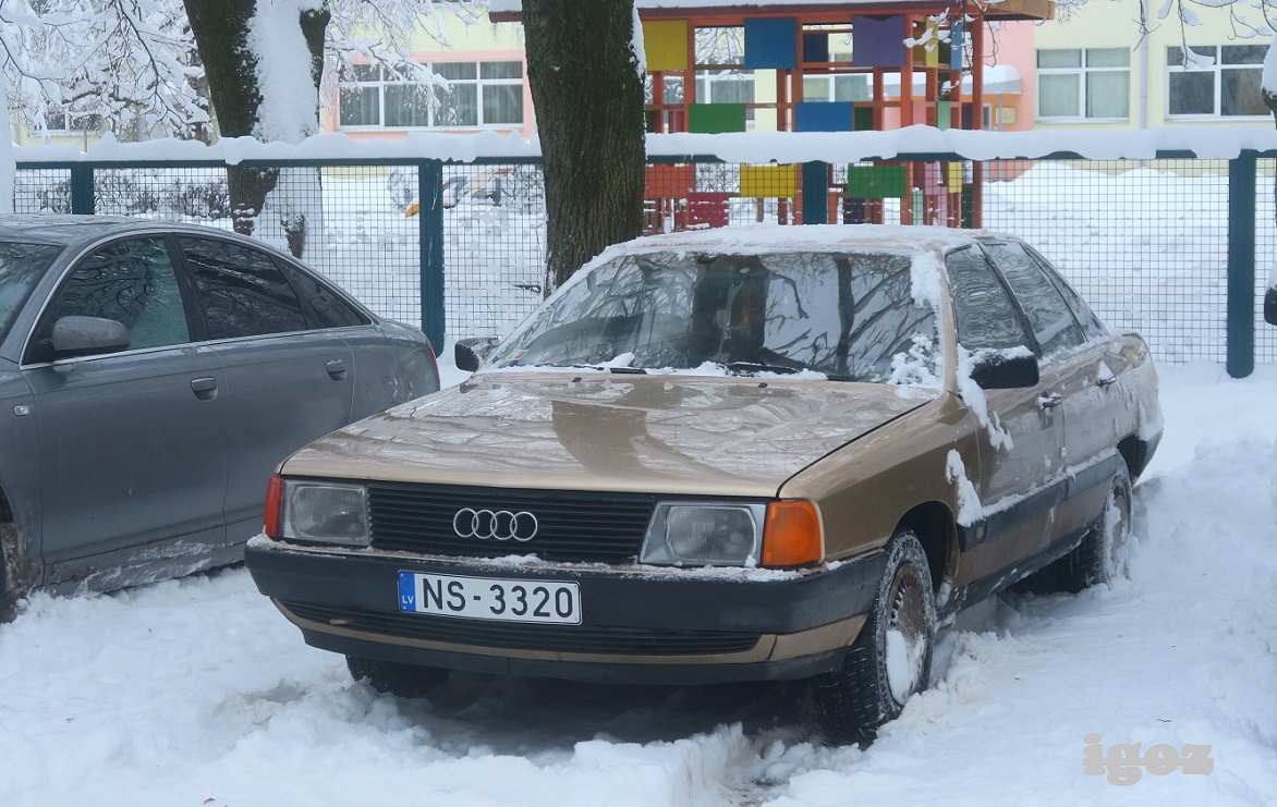 Латвия, № NS-3320 — Audi 100 (C3) '82-91
