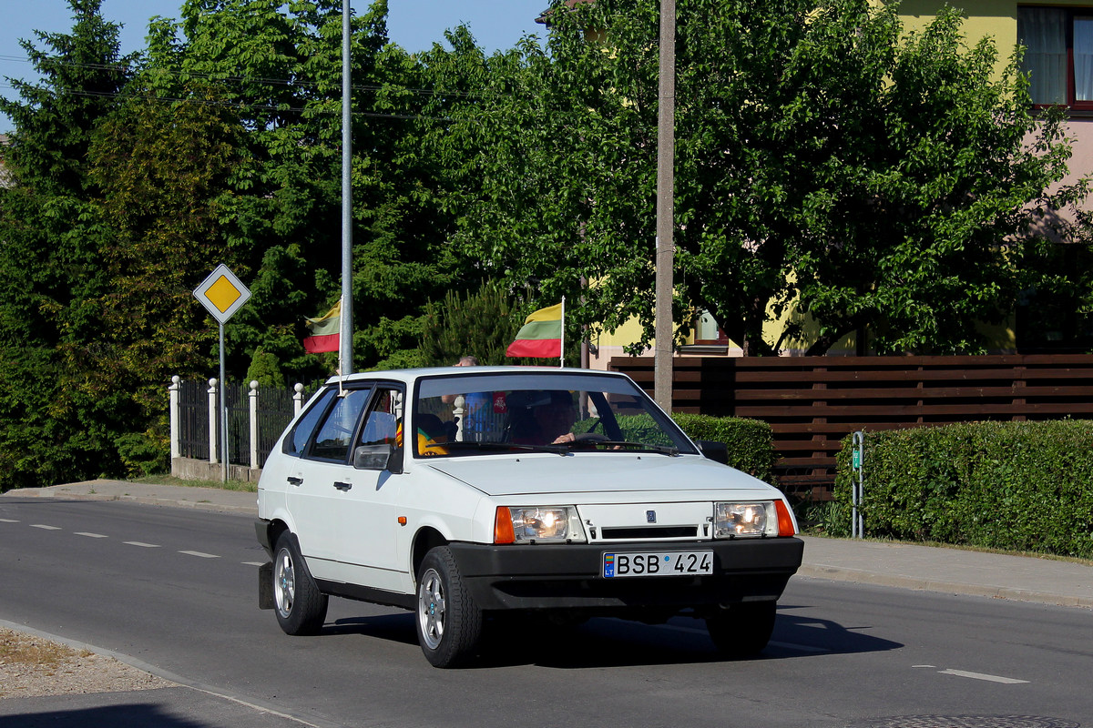 Литва, № BSB 424 — ВАЗ-2109 '87-93; Литва — Laiko ratai 2023