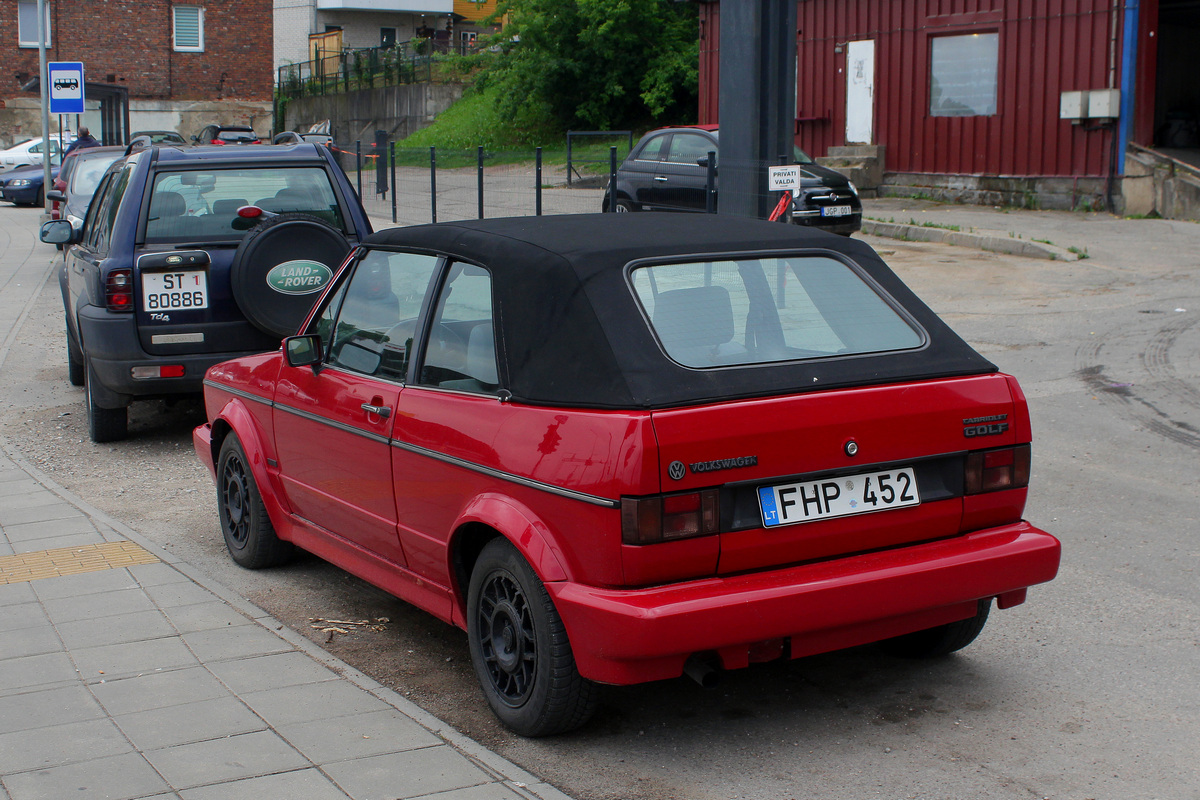 Литва, № FHP 452 — Volkswagen Golf (Typ 17) '74-88