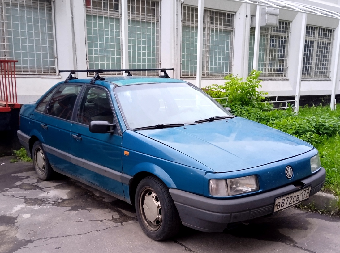 Москва, № В 872 СВ 177 — Volkswagen Passat (B3) '88-93