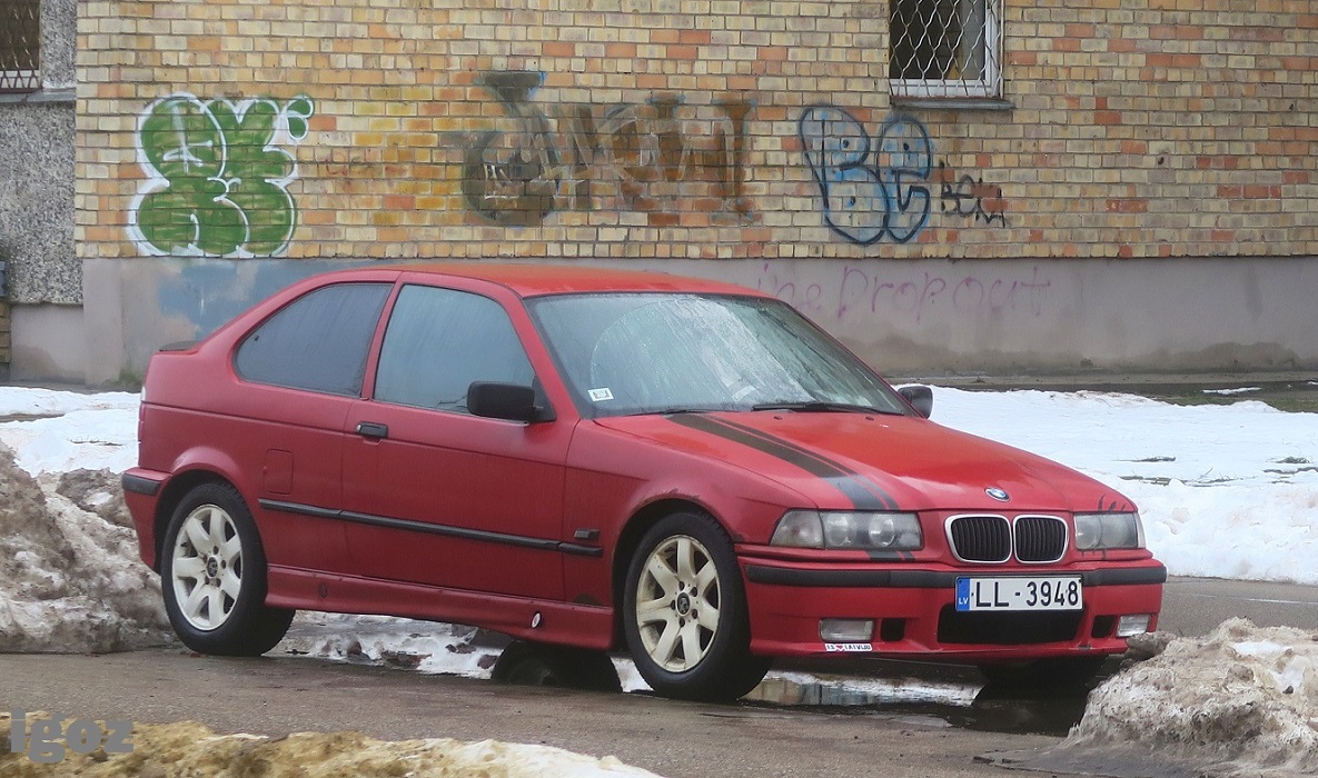 Латвия, № LL-3948 — BMW 3 Series (E36) '90-00