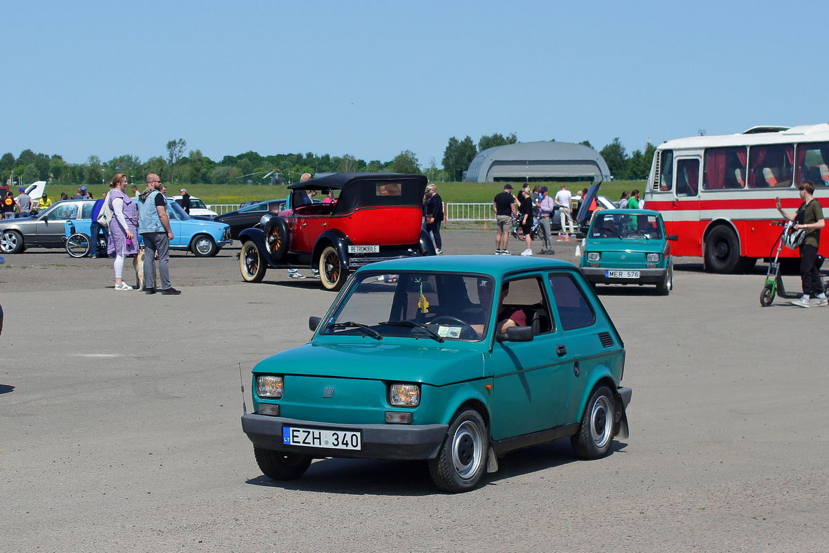 Литва, № EZH 340 — Polski FIAT 126p '73-00; Литва — Retro mugė 2023