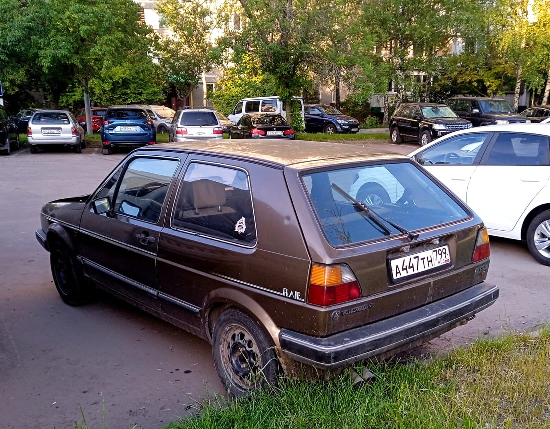 Москва, № А 447 ТН 799 — Volkswagen Golf (Typ 19) '83-92