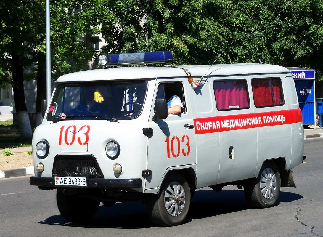 Могилёвская область, № АЕ 9499-6 — УАЗ-3962 '85-03