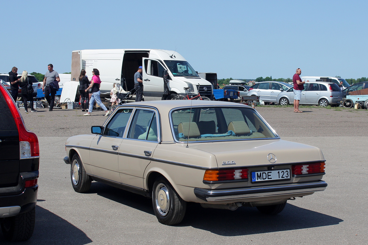 Литва, № MDE 123 — Mercedes-Benz (W123) '76-86; Литва — Retro mugė 2023