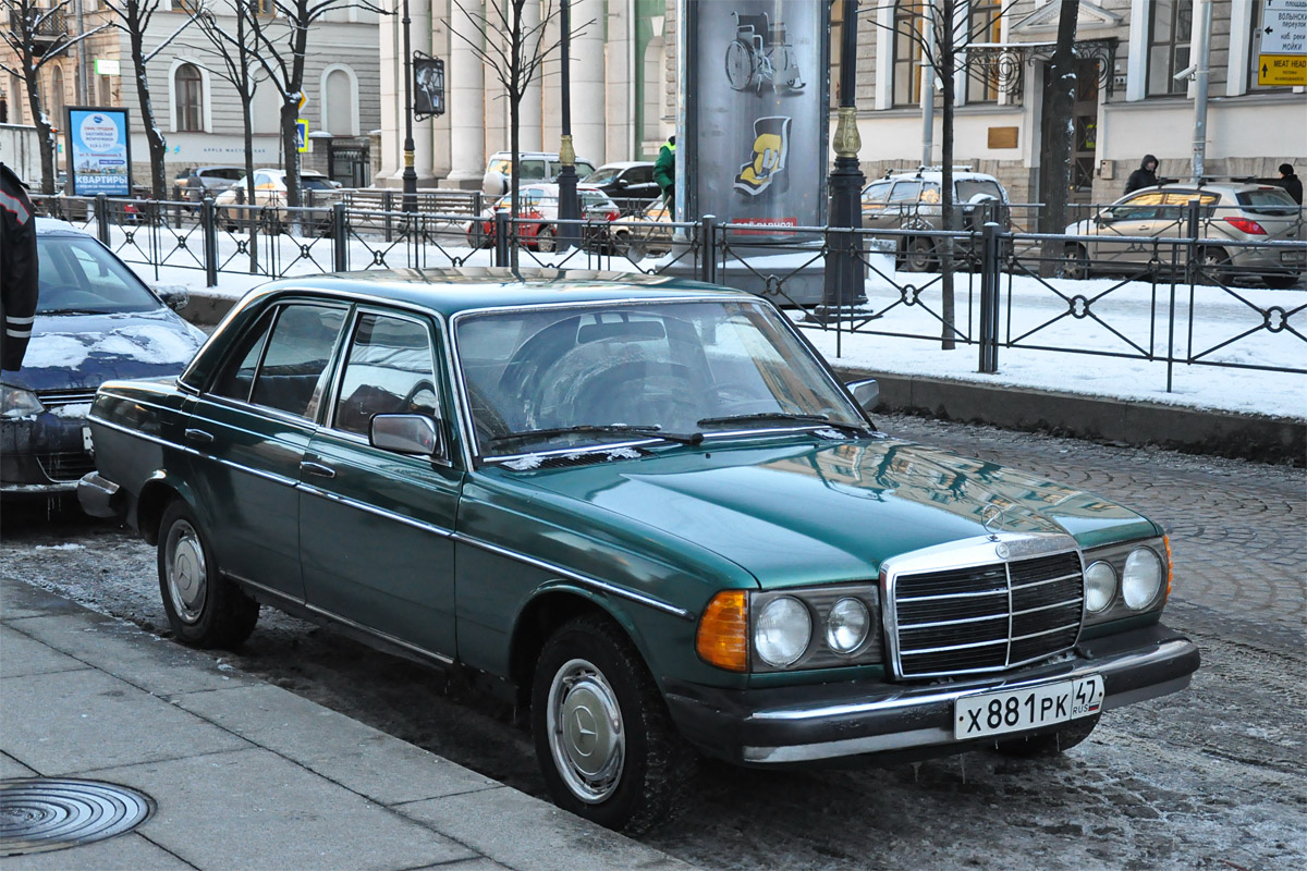 Санкт-Петербург, № Х 881 РК 47 — Mercedes-Benz (W123) '76-86
