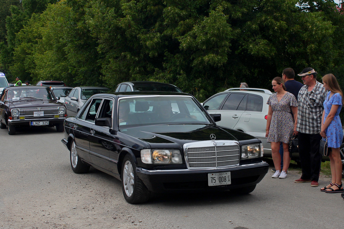 Литва, № 75 008 EA — Mercedes-Benz (W126) '79-91; Литва — Nesenstanti klasika 2023