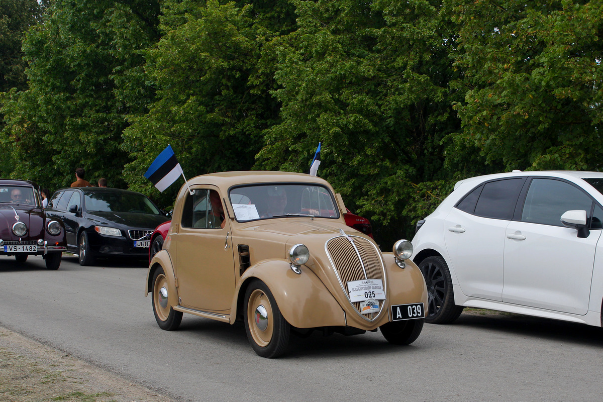 Эстония, № A 039 — FIAT 500 Topolino '36-48; Литва — Nesenstanti klasika 2023