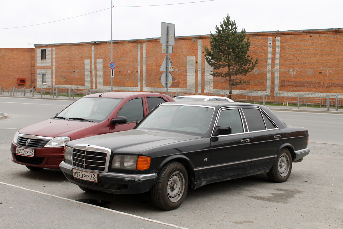 Тюменская область, № М 920 РР 72 — Mercedes-Benz (W126) '79-91