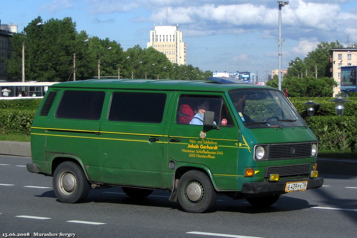 Санкт-Петербург, № Е 439 РХ 78 — Volkswagen Typ 2 (Т3) '79-92