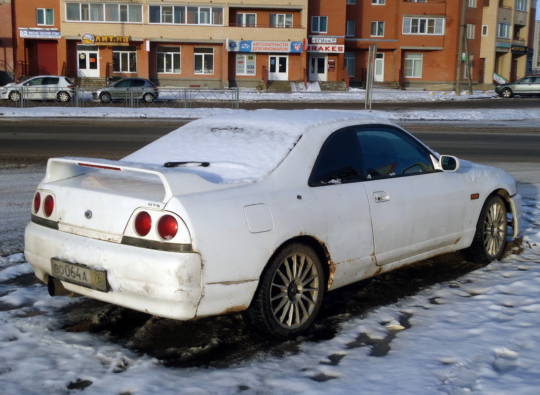 Псковская область, № ВО 064 А 78 — Nissan Skyline (R33) '93-98