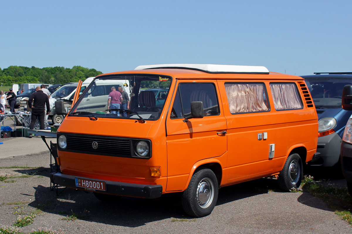Литва, № H80001 — Volkswagen Typ 2 (Т3) '79-92; Литва — Retro mugė 2023