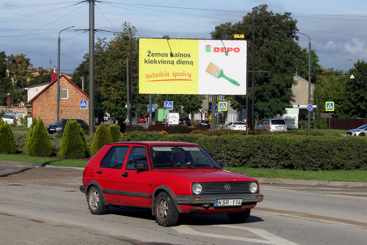 Литва, № KSR 114 — Volkswagen Golf (Typ 19) '83-92