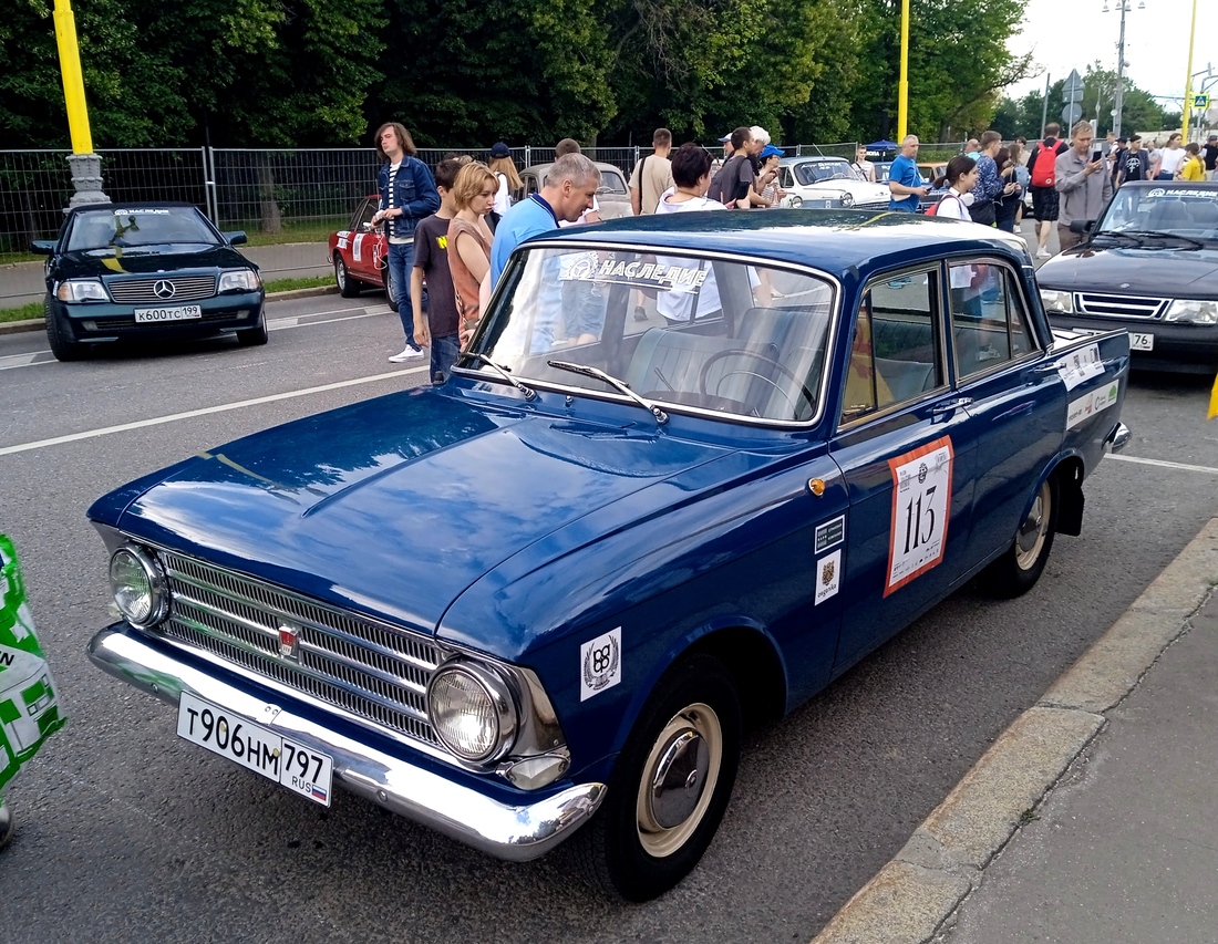 Москва, № Т 906 НМ 797 — Москвич-408 '64-70; Москва — Фестиваль "Ретрорейс" 2023