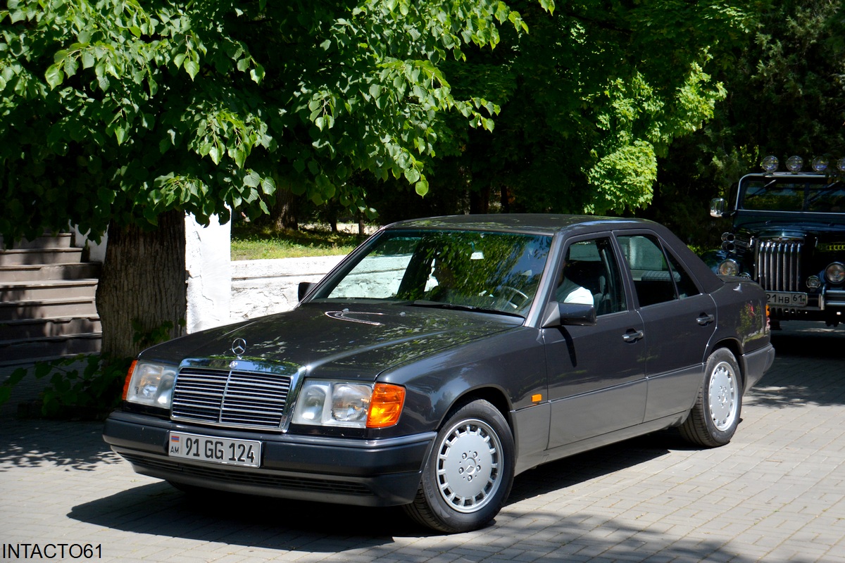 Армения, № 91 GG 124 — Mercedes-Benz (W124) '84-96; Ростовская область — Retro Motor Show_2022