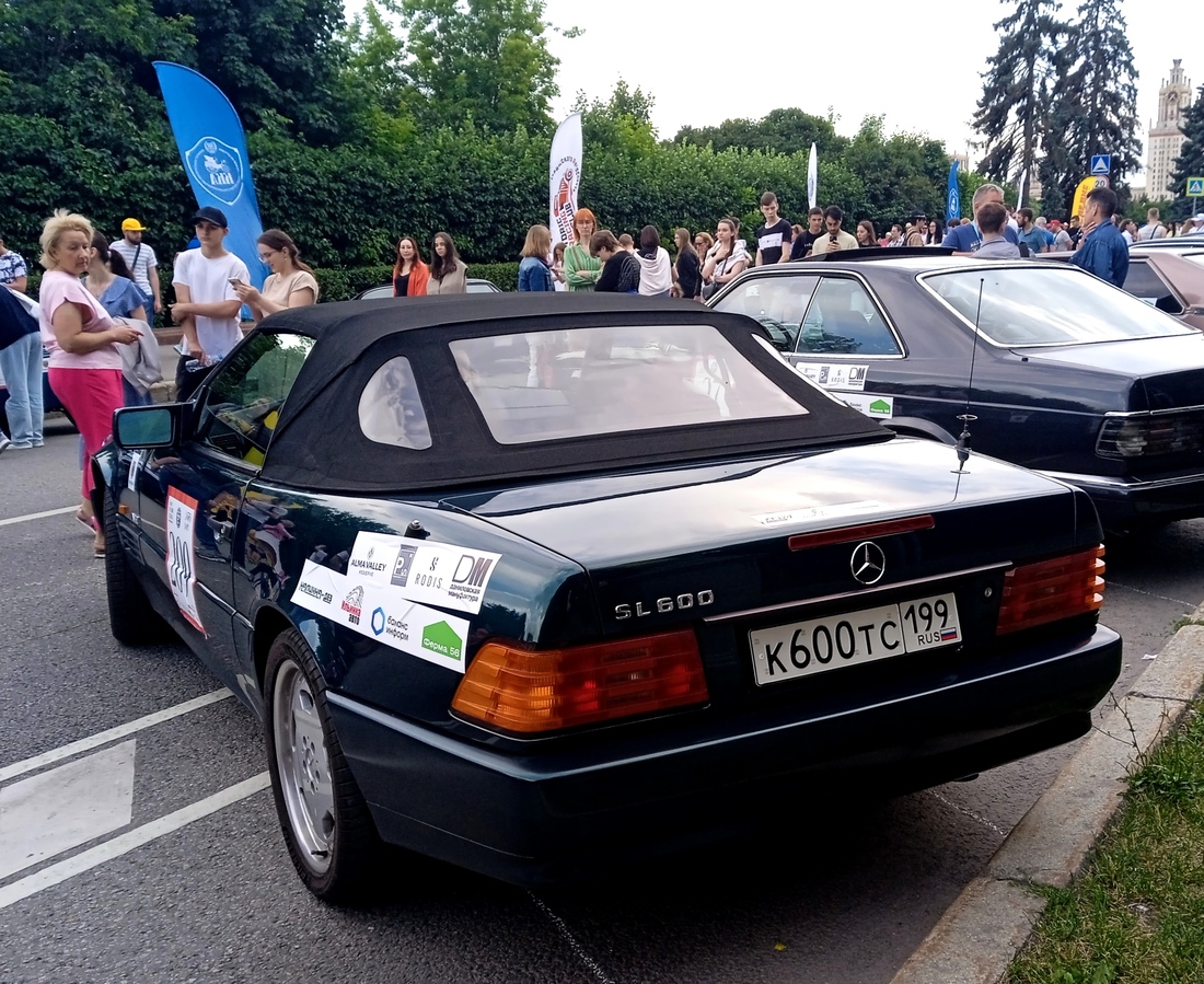 Москва, № К 600 ТС 199 — Mercedes-Benz (R129) '89-01; Москва — Фестиваль "Ретрорейс" 2023