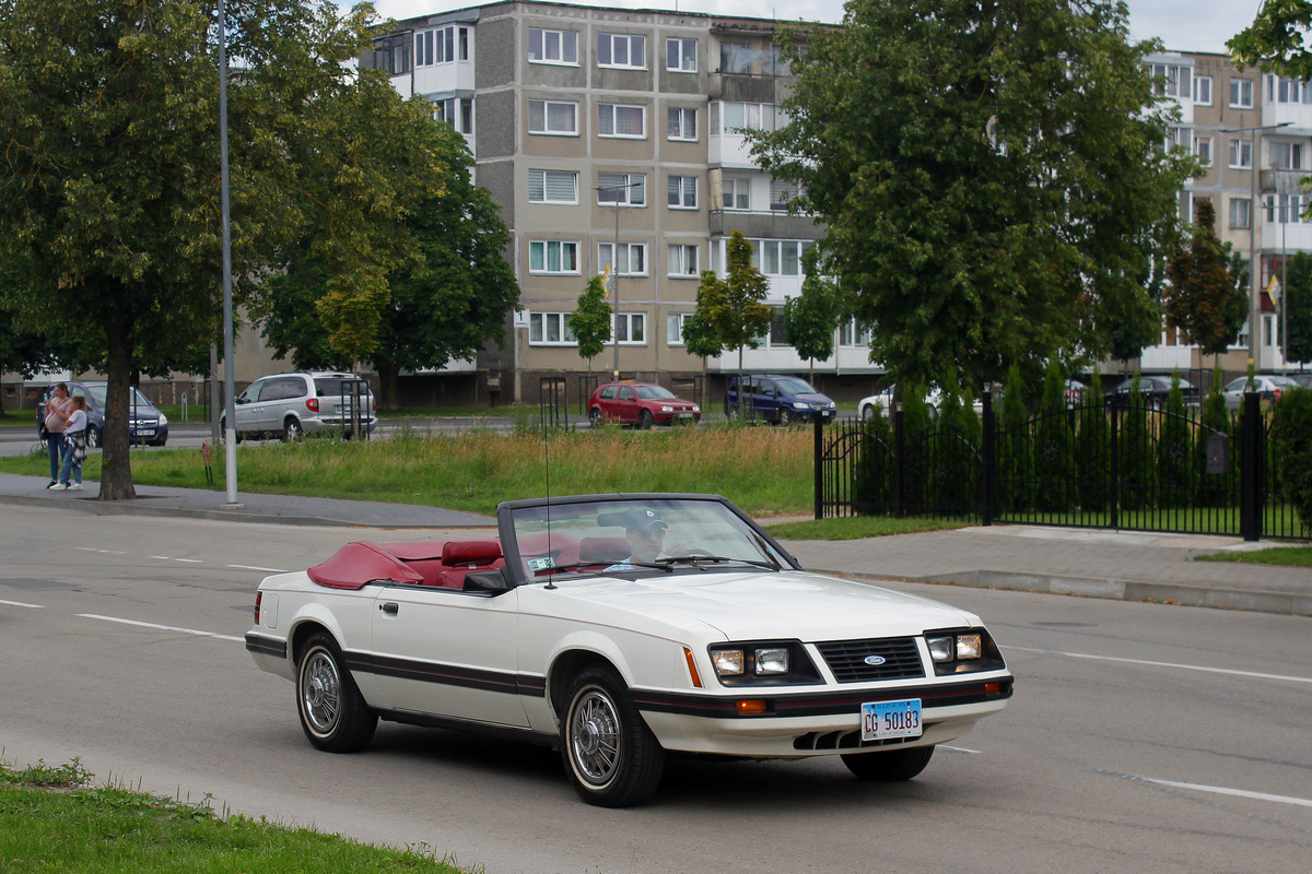 Литва, № CG 50183 — Ford Mustang (3G) '79-93; Литва — Radviliškio miesto šventė 2023