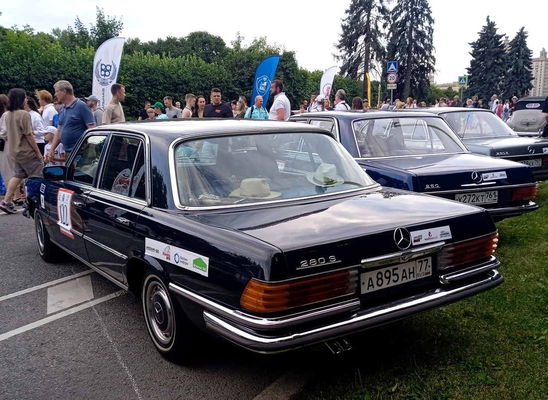 Москва, № А 895 АН 77 — Mercedes-Benz (Общая модель); Москва — Фестиваль "Ретрорейс" 2023