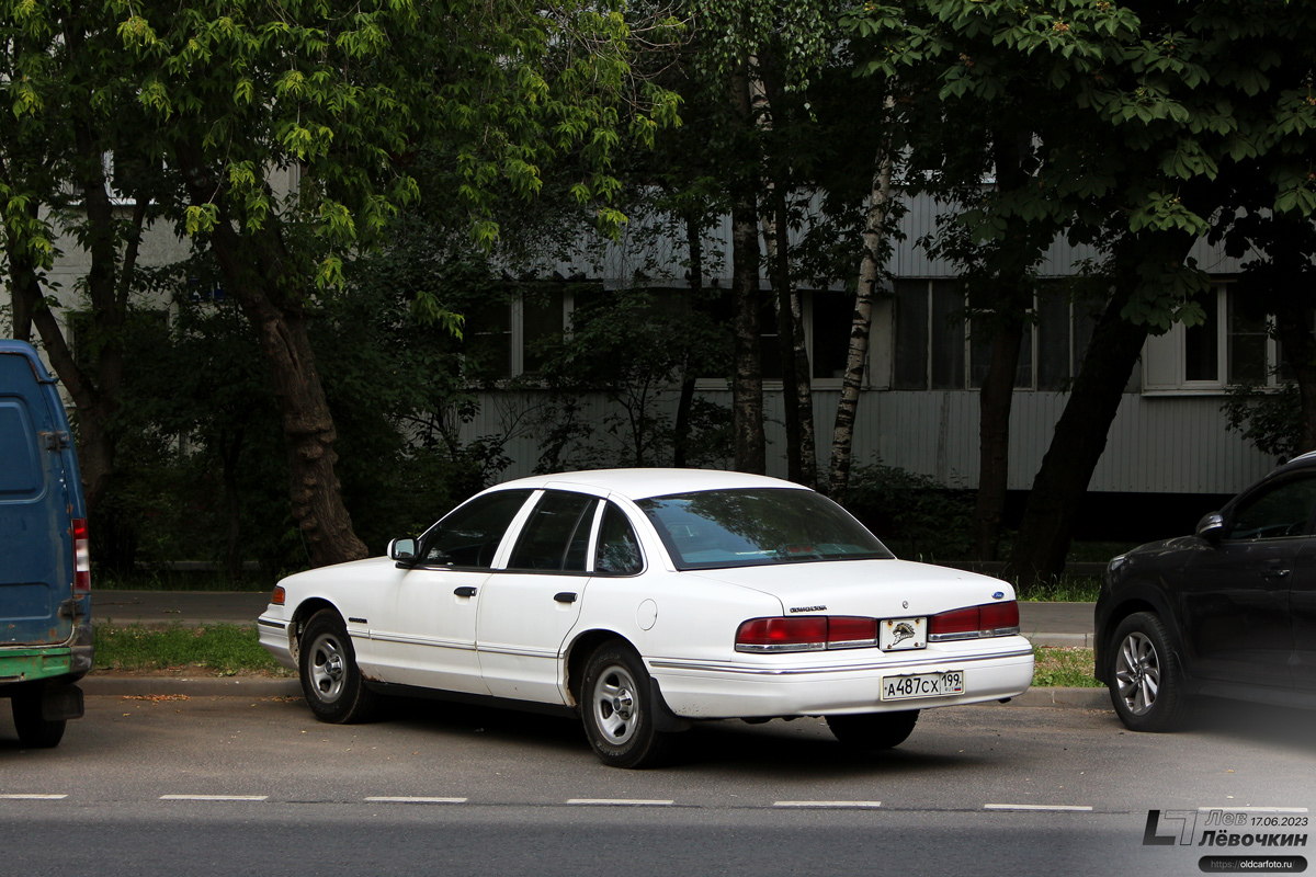 Москва, № А 487 СХ 199 — Ford Crown Victoria '92-97