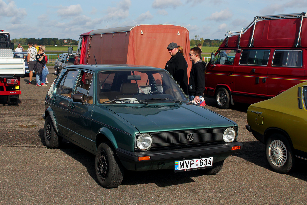 Литва, № MVP 634 — Volkswagen Golf (Typ 17) '74-88; Литва — Retro mugė 2023 ruduo