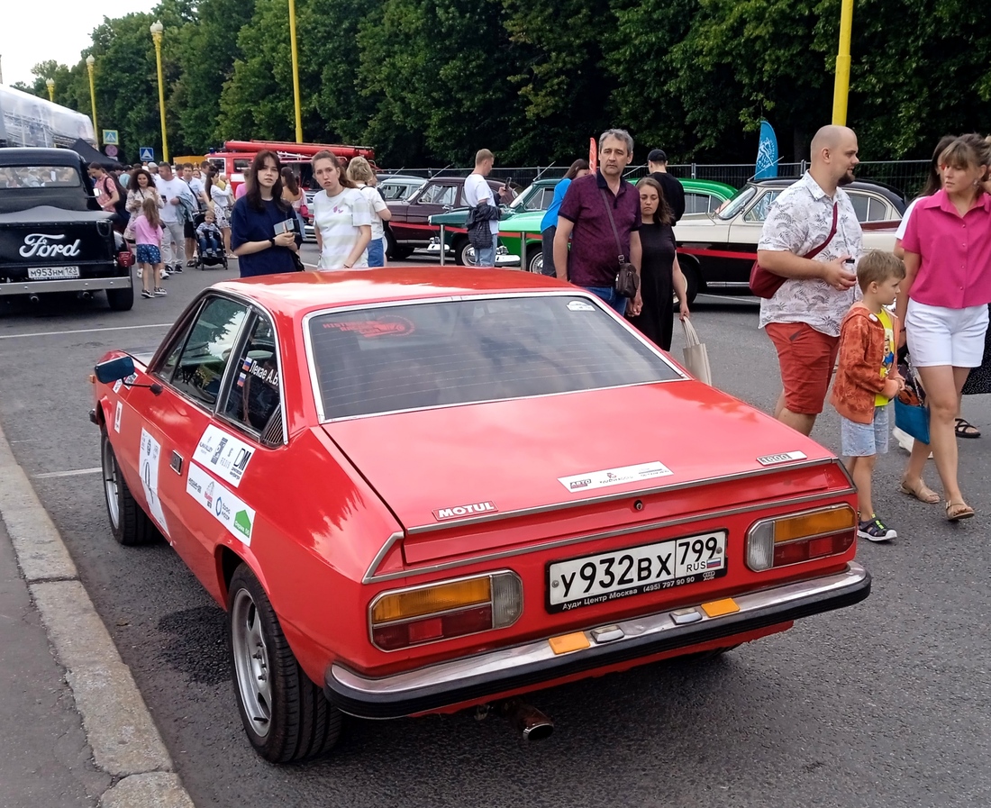 Москва, № У 932 ВХ 799 — Lancia Beta Coupe '73-84; Москва — Фестиваль "Ретрорейс" 2023