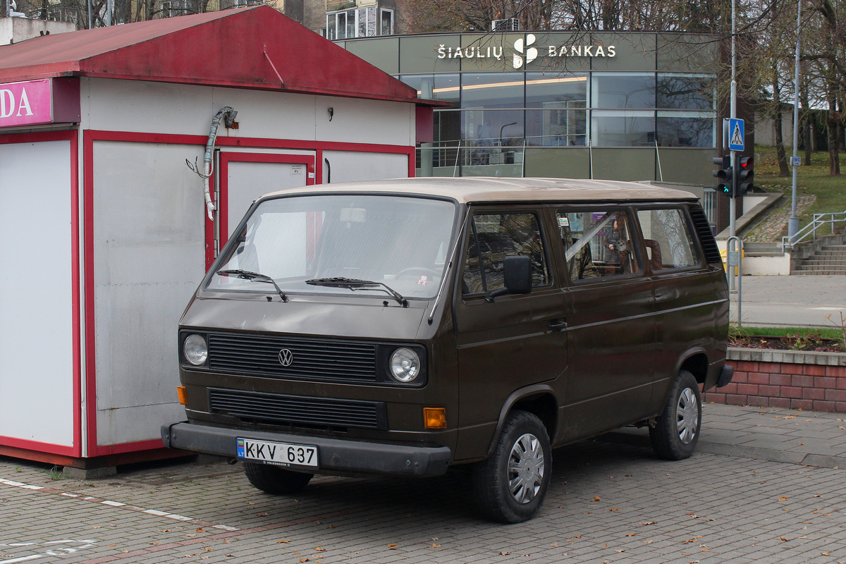 Литва, № KKV 637 — Volkswagen Typ 2 (Т3) '79-92